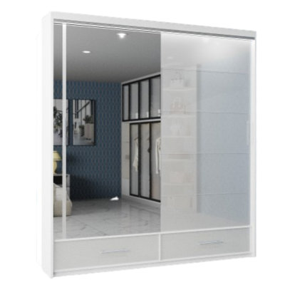 Desilets 2 Door Manufactured Wood Wardrobe