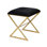 Tabouret de coiffeuse en X