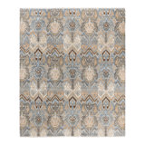 Overdyed One-of-a-Kind 8' 1" X 8' 4" Hand Knotted Area Rug