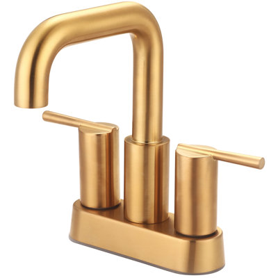 Undermount 2-handle Bathroom Faucet with Drain Assembly