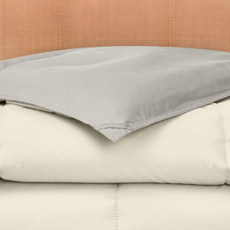 Modern Threads Comforter Duvet Insert, Reversible Quilted Down Alternative Comforter with Corner Tabs, All Season Bedding