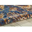 Moroccan Abstract Area Rug in Indigo-837310214