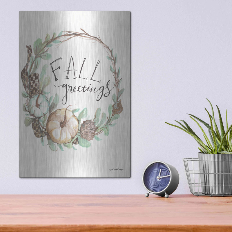 «Fall Greetings» par Jessica Mingo, H 16 po x l 12 po