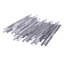 Waterfall Linear Glass And Metal Mosaic Tile-61209338