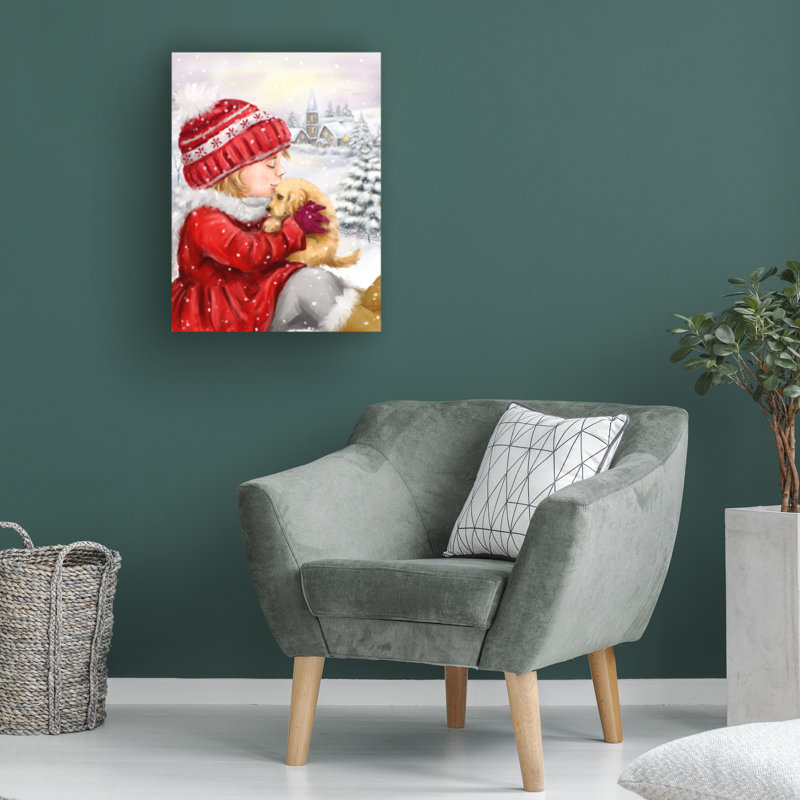 Art sur toile «ologic Girl », H 18 po x l 24 po