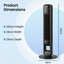 100Cm Tower Fan 3 Speed Oscillating Standing Fan Portable Remote Control Timer