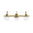 3 - Light Dimmable Bathroom Vanity Light With Globe Shade