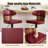 Swivel PU Leather Adjustable Height Bar Stool-17264048