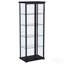 Vitrine noire à 4 tablettes