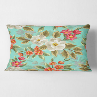 Floral Throw Pillow