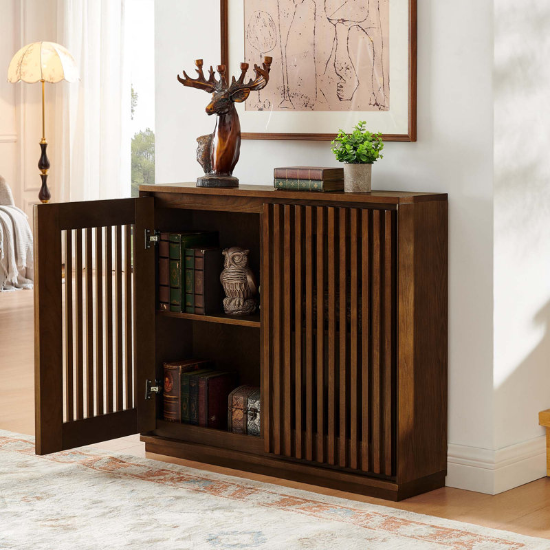 Buffet 39 "Mid Century, Noyer brun
