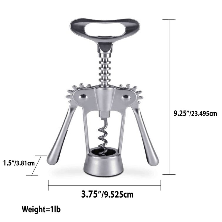 Symple Stuff Tandy Zinc Wing Corkscrew & Reviews