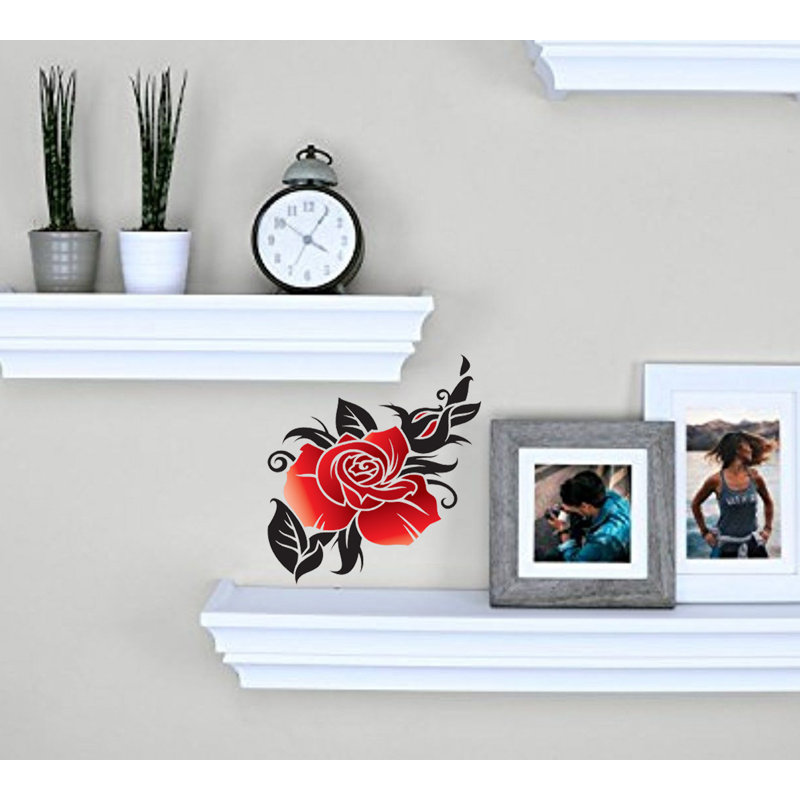 Plants & Flowers Wall Decal, 13" H x 10" W