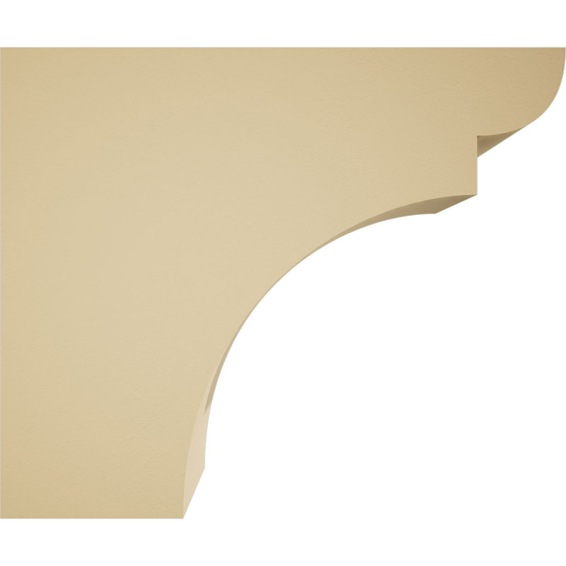 Queue de chevron en uréthane Yorktown Signature standard l 6 po x H 10 po x L 12 po, brun clair, H 10 po x l 12 po x P 6 po