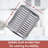 16x13 Inch Chrome Coated Broiler Pan with Rack, Heavy Duty Oven Broiling Set for Meat Vegetables