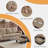 68.5 In. W Square Arm Corduroy L-Shaped 3-Seat Sofa With Storage Ottoman-117529806