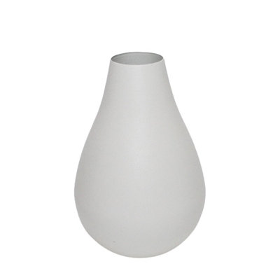 Jenny Large White Iron Table Vase