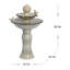 Fontaine enchanteresse en céramique