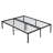 Heavy Duty Queen Size Black Metal Bed Frame, Fast And Easy Assembly, Quiet Stable Function, 1000 - Pound Static Load, Strong Steel Slats For Mattress, Under Storage Tidy Rooms, Leg Holes Attachments-114354666