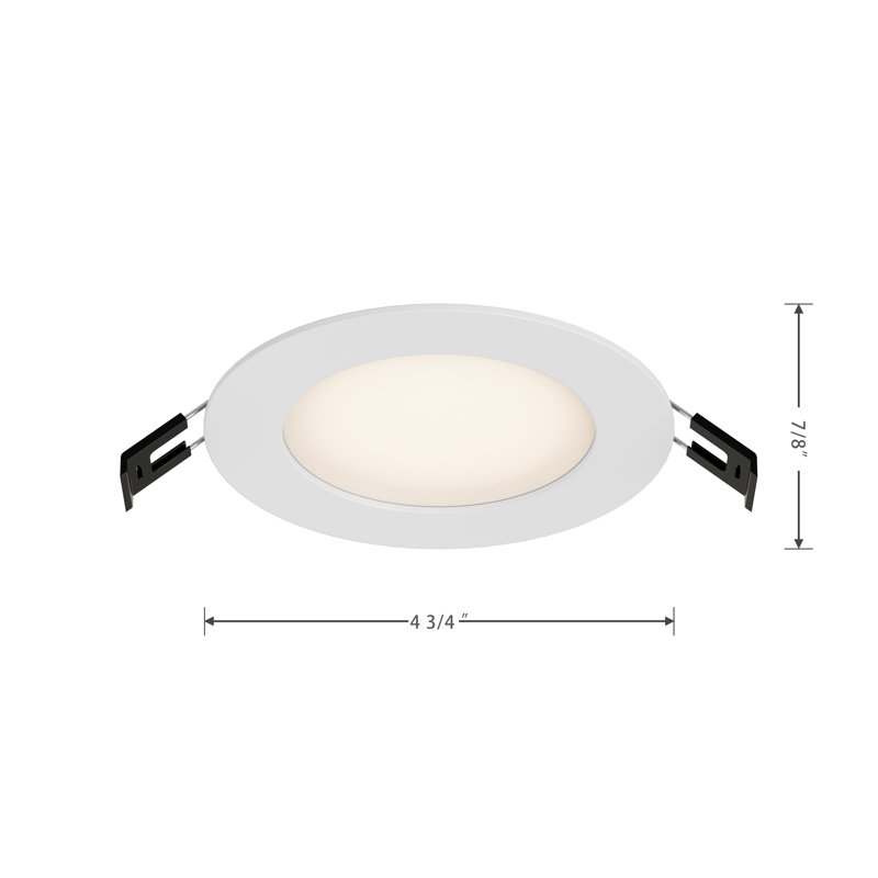 Edge-lit 4" LED Slim Recessed Light