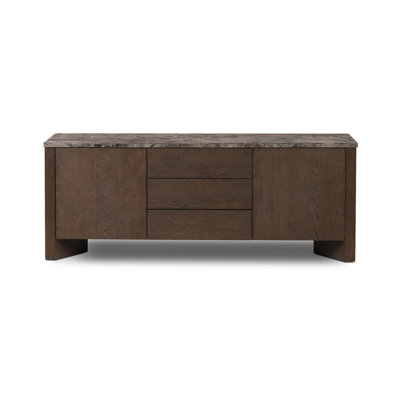 Console média Lawson - marbre gris chaud