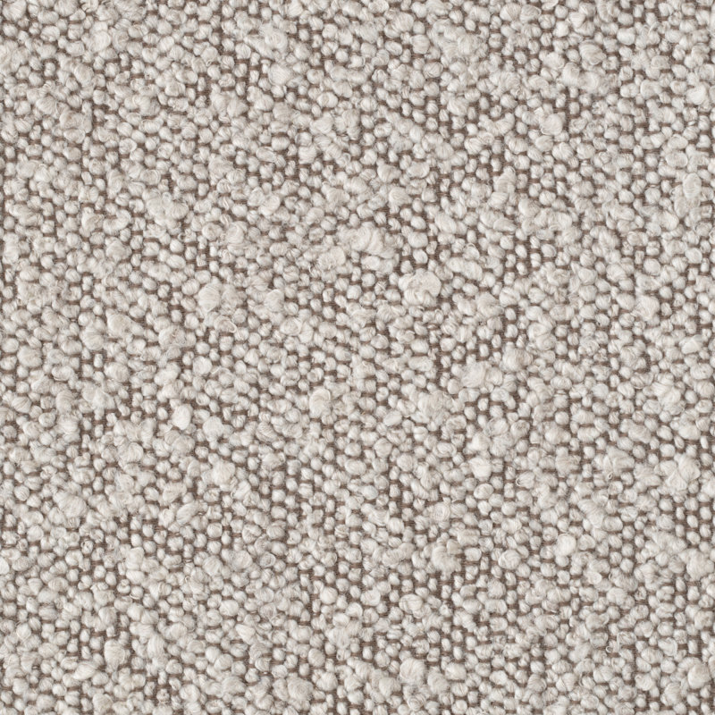 Percy Upholstered Dining Chair, Bouclé Gray