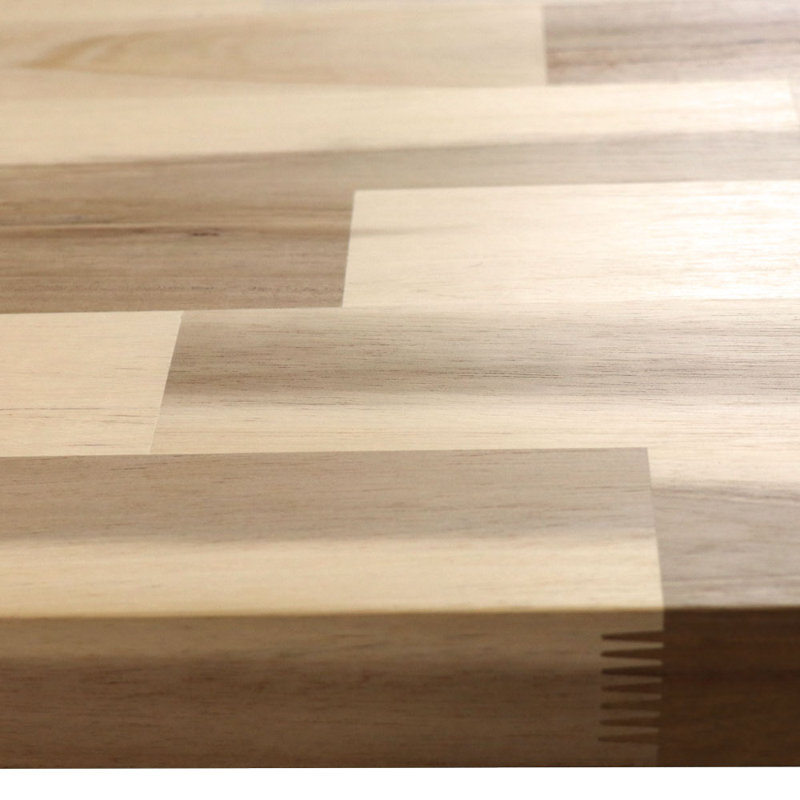 120 in. x 25 in. Acacia Butcher Block Top, 120" L x 25" W x 1.5" D