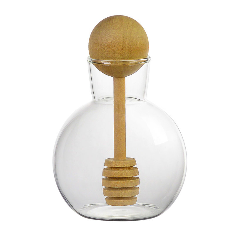 Bote-1018-all Glass Decorative Bottle