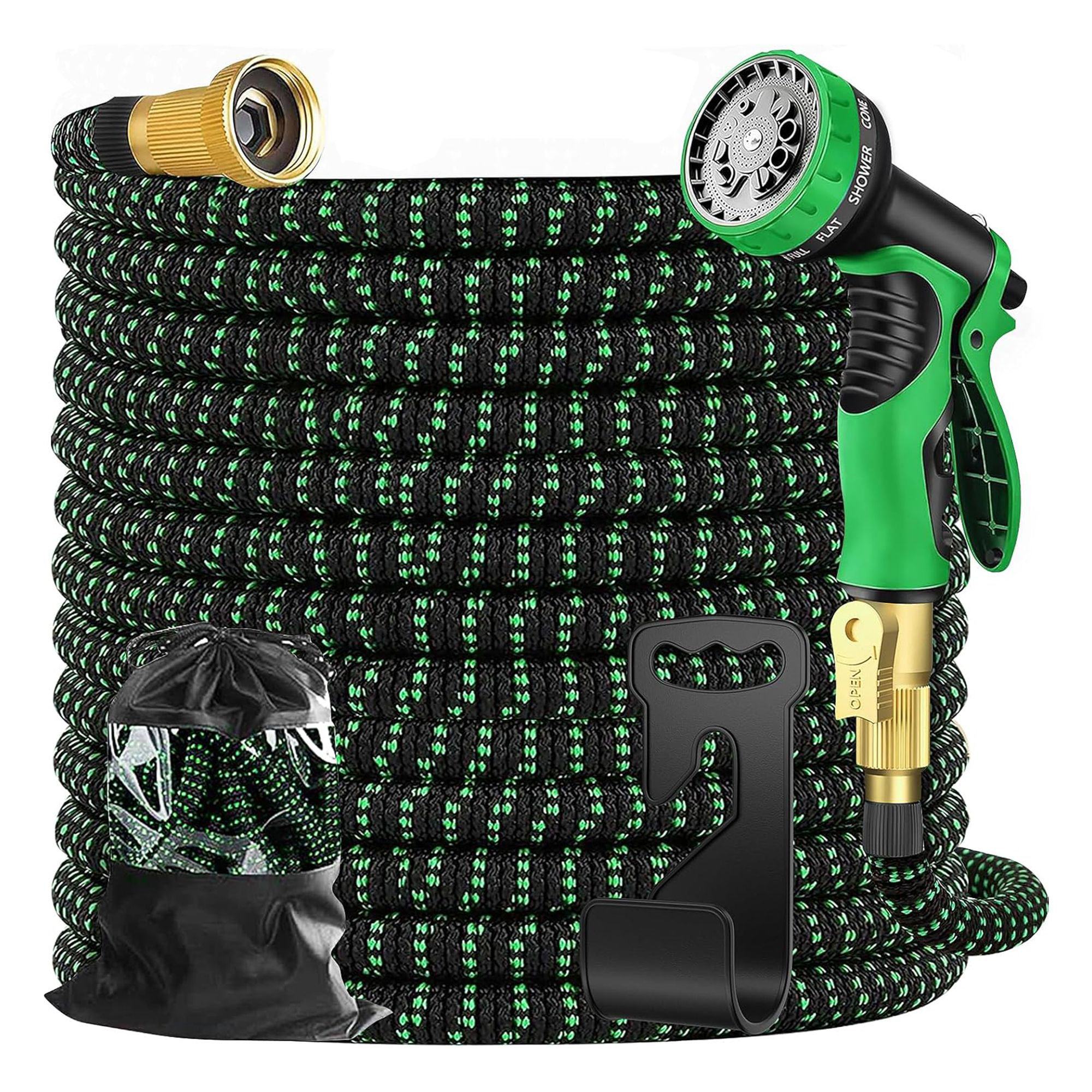 OVCRINBI 50 ft Expandable Garden Hose with Holder & Reviews | Wayfair