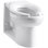Anglesey Floor-Mounted Wall-Outlet 1.6 GPF Flushometer Valve Elongated Bowl with Rear Inlet