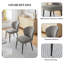 Chaise rembourrée en tissu de qualité supérieure avec pieds en acier au carbone de qualité supérieure-1835096895