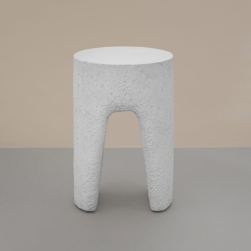 Craita End Table, White