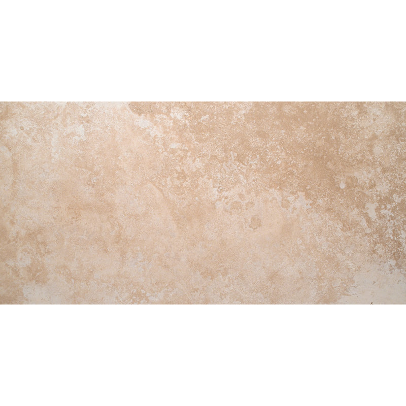 Carreau de sol en travertin adouci 12 po x 24 po Marzana Heritage
