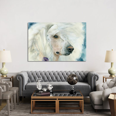 Continental chic - Caniche blanc_1PC6