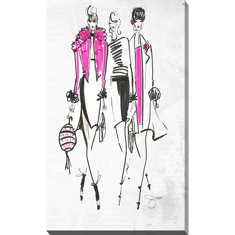 «Squad Goals», reproduction, H 30 po x l 18 po x P 1 po, Toile tendue