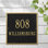 2-Line Wall Address Plaque