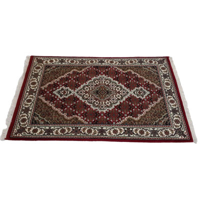 Nemecio Oriental Area Rug in Red