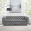 Ghaleb 237Cm Velvet Square Arms Sofa-631652536-631652528