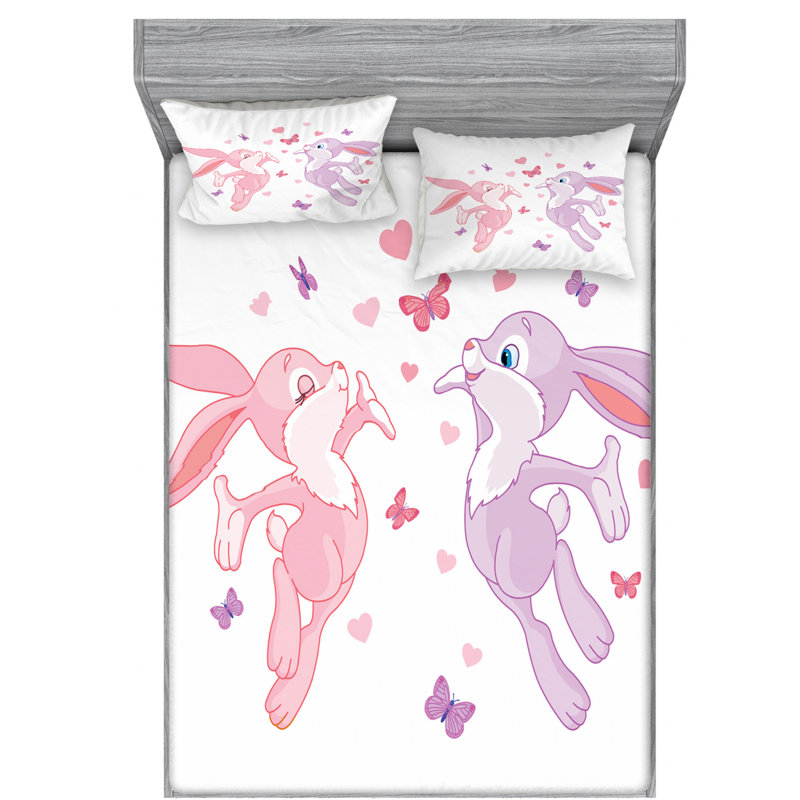 Microfiber Sheet Set, Full Sheet Set with Fitted Sheet