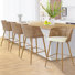 Tabouret de comptoir à dossier plein 27 po Bhagrath Rattan