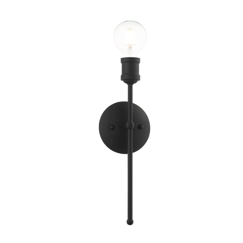Lounell Steel Wallchiere, Black