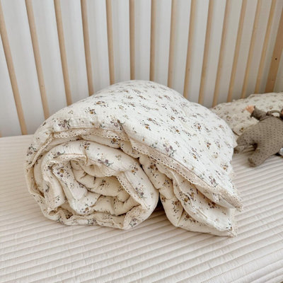 Cute Pattern 2-Layer Muslin Cotton Quilt/Blanket