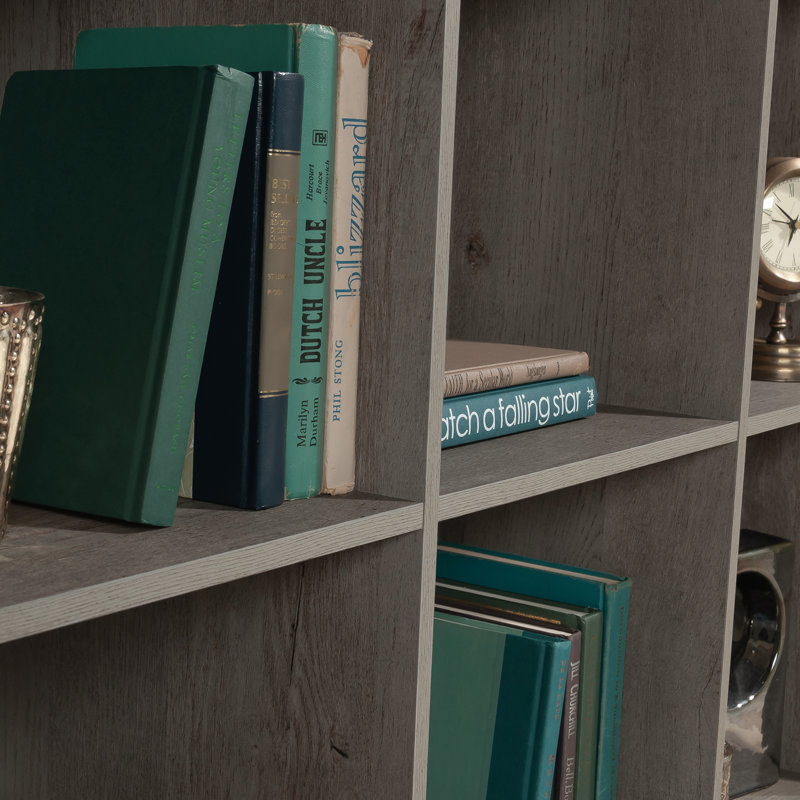 Chrisine Cube Bookcase, Gris, (6 tablettes) H 44 po x l 30 po x P 13 po