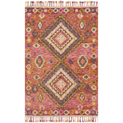 Tapis en laine crocheté à la main Randall