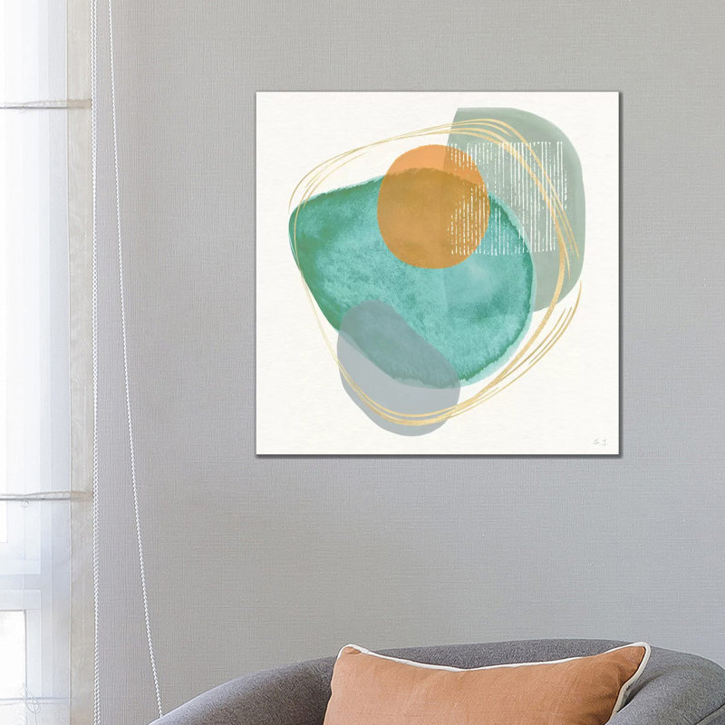 River Jewels I by Susan Jill - Wrapped Canvas Painting, 66.04 cm H x 66.04 cm W x 1.91 cm D