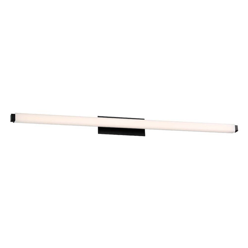 Vogue 1 - Light LED Flush Mounted Sconce, 3" H x 37.75" W x 3.38" D, Black, 2700K