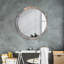 Huldar Glass Flat Wall Mirror
