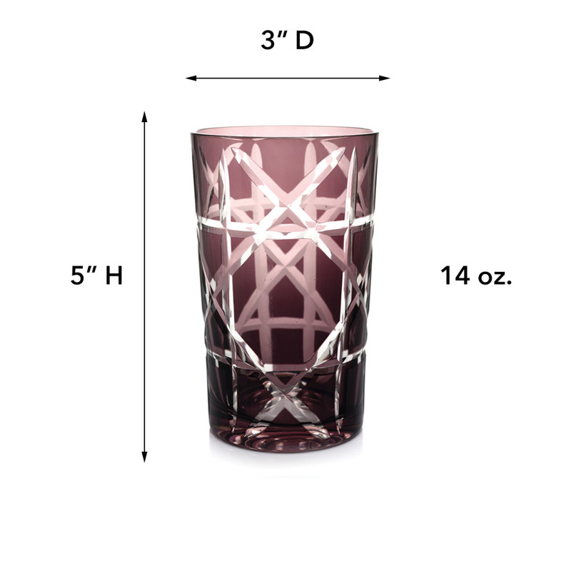 14 oz. Verre à boire, Mauve
