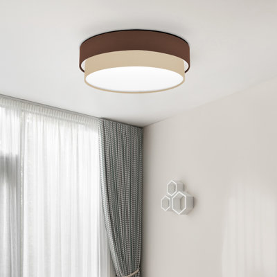 Elanaz Fabric Flush Mount