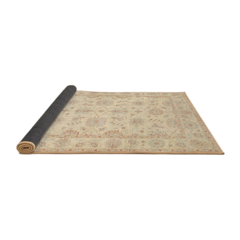Tapis traditionnel mehroon/noir/bleu, Rond 3 pi